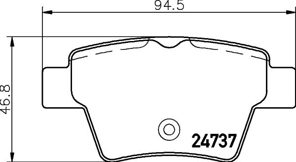 HELLA 8DB 355 013-851 - Bremžu uzliku kompl., Disku bremzes ps1.lv