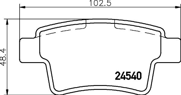 HELLA 8DB 355 013-361 - Bremžu uzliku kompl., Disku bremzes ps1.lv