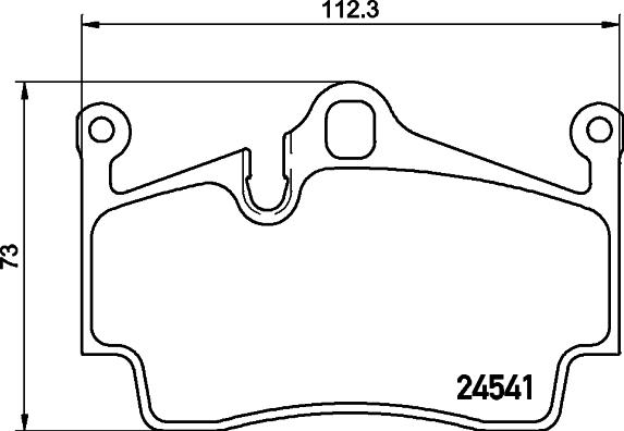 HELLA 8DB 355 013-311 - Bremžu uzliku kompl., Disku bremzes ps1.lv