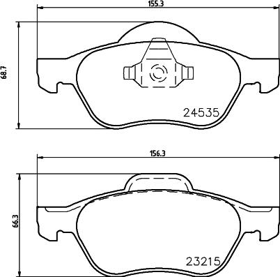 HELLA 8DB 355 013-271 - Bremžu uzliku kompl., Disku bremzes ps1.lv