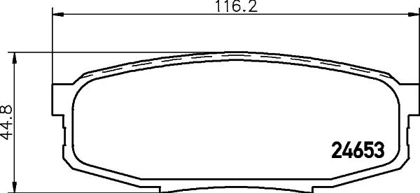 HELLA 8DB 355 013-771 - Bremžu uzliku kompl., Disku bremzes ps1.lv