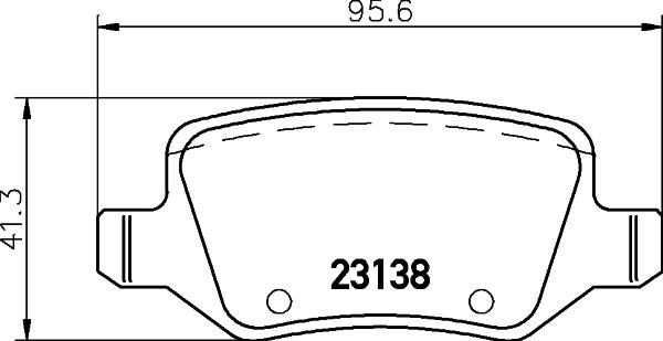 HELLA 8DB 355 012-131 - Bremžu uzliku kompl., Disku bremzes ps1.lv