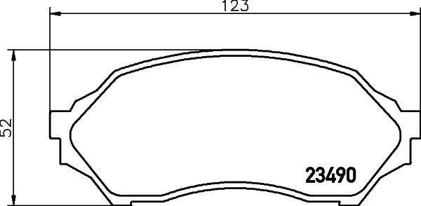 HELLA 8DB 355 017-281 - Bremžu uzliku kompl., Disku bremzes ps1.lv