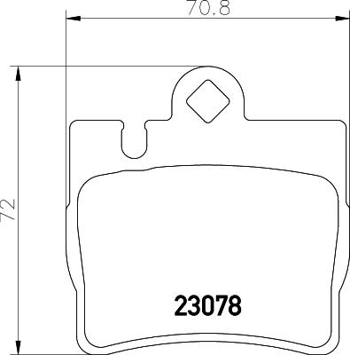 HELLA 8DB 355 031-451 - Bremžu uzliku kompl., Disku bremzes ps1.lv