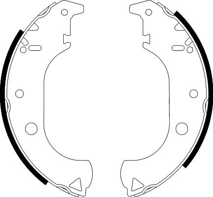 HELLA 8DB 355 038-261 - Bremžu loku komplekts ps1.lv