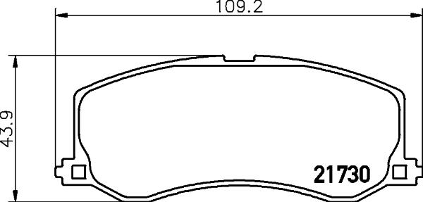 HELLA 8DB 355 029-471 - Bremžu uzliku kompl., Disku bremzes ps1.lv