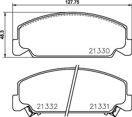 DJ Parts BP1214 - Bremžu uzliku kompl., Disku bremzes ps1.lv