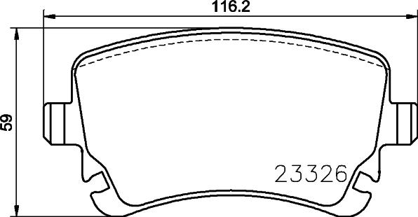 HELLA 8DB 355 024-961 - Bremžu uzliku kompl., Disku bremzes ps1.lv