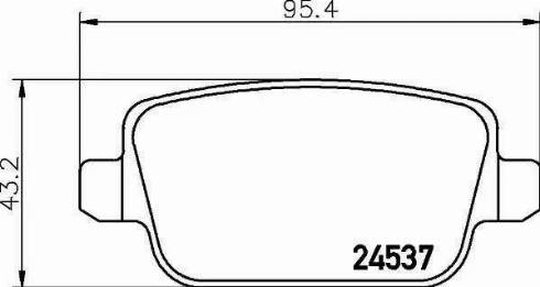 HELLA 8DB 355 013-301 - Bremžu uzliku kompl., Disku bremzes ps1.lv