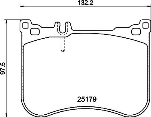 HELLA 8DB 355 026-591 - Bremžu uzliku kompl., Disku bremzes ps1.lv