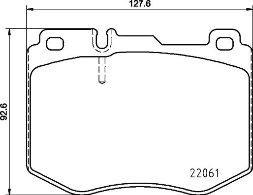 HELLA 8DB 355 026-621 - Bremžu uzliku kompl., Disku bremzes ps1.lv