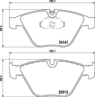 HELLA 8DB 355 026-361 - Bremžu uzliku kompl., Disku bremzes ps1.lv