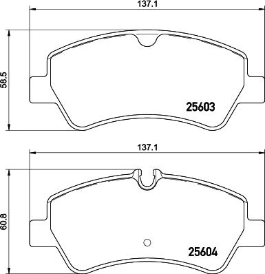 HELLA 8DB 355 020-721 - Bremžu uzliku kompl., Disku bremzes ps1.lv