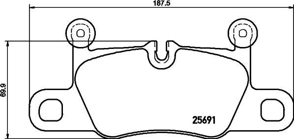 HELLA 8DB 355 021-351 - Bremžu uzliku kompl., Disku bremzes ps1.lv