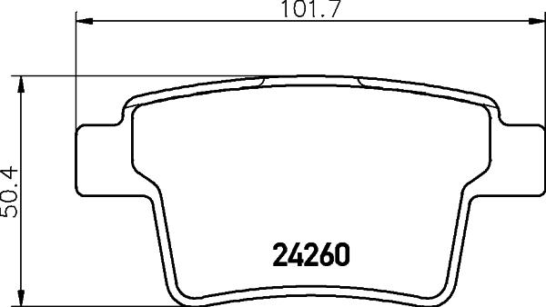 HELLA 8DB 355 023-891 - Bremžu uzliku kompl., Disku bremzes ps1.lv