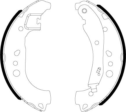 HELLA 8DB 355 022-911 - Bremžu loku komplekts ps1.lv