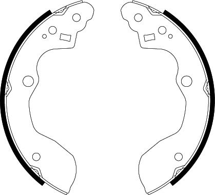 HELLA 8DB 355 022-581 - Bremžu loku komplekts ps1.lv