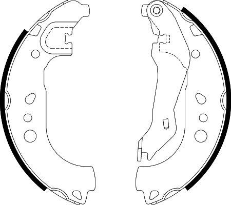 HELLA 8DB 355 022-131 - Bremžu loku komplekts ps1.lv