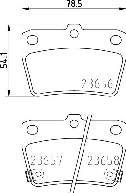 HELLA 8DB 355 027-821 - Bremžu uzliku kompl., Disku bremzes ps1.lv