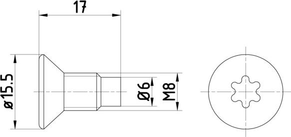 HELLA 8DZ 355 209-041 - Skrūve, Bremžu disks ps1.lv