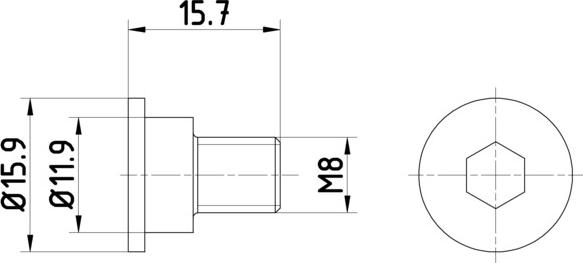 HELLA 8DZ 355 209-031 - Skrūve, Bremžu disks ps1.lv