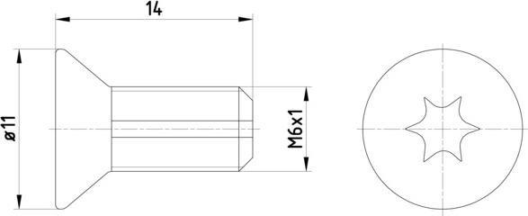 HELLA 8DZ 355 209-121 - Skrūve, Bremžu disks ps1.lv