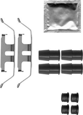 HELLA 8DZ 355 205-451 - Piederumu komplekts, Bremžu suports ps1.lv