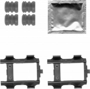 HELLA 8DZ 355 205-081 - Piederumu komplekts, Bremžu suports ps1.lv