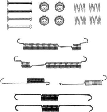 HELLA 8DZ 355 200-991 - Piederumu komplekts, Bremžu loki ps1.lv