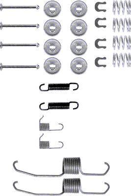 HELLA 8DZ 355 200-041 - Piederumu komplekts, Bremžu loki ps1.lv