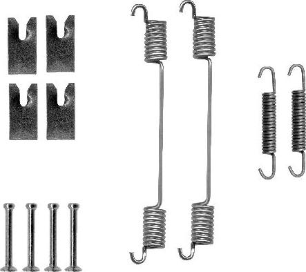 HELLA 8DZ 355 200-751 - Piederumu komplekts, Bremžu loki ps1.lv