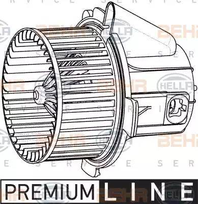 HELLA 8EW 009 157-541 - Salona ventilators ps1.lv