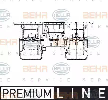 HELLA 8EW 009 160-791 - Salona ventilators ps1.lv