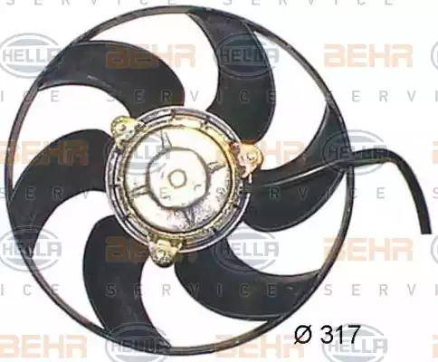 HELLA 8EW 351 044-181 - Ventilators, Motora dzesēšanas sistēma ps1.lv