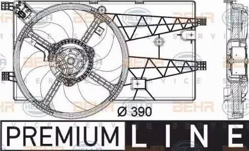 HELLA 8EW 351 040-321 - Ventilators, Motora dzesēšanas sistēma ps1.lv