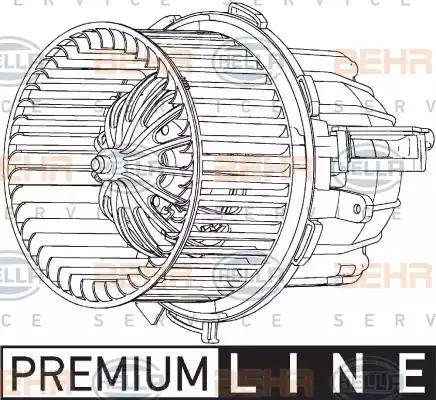 HELLA 8EW 351 040-261 - Salona ventilators ps1.lv