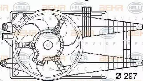 HELLA 8EW 351 039-581 - Ventilators, Motora dzesēšanas sistēma ps1.lv