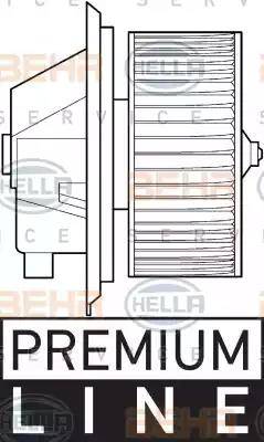 HELLA 8EW 351 039-341 - Salona ventilators ps1.lv