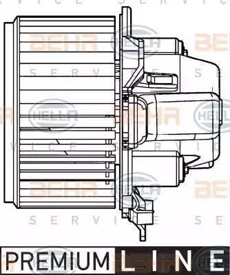 HELLA 8EW 351 039-331 - Salona ventilators ps1.lv