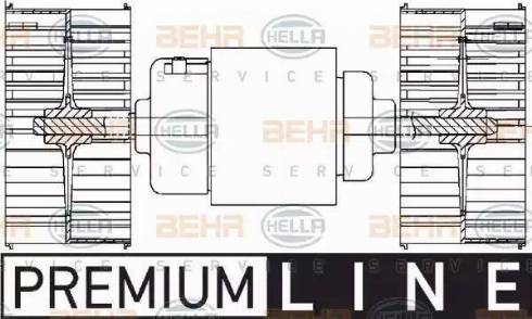 HELLA 8EW 351 029-041 - Salona ventilators ps1.lv