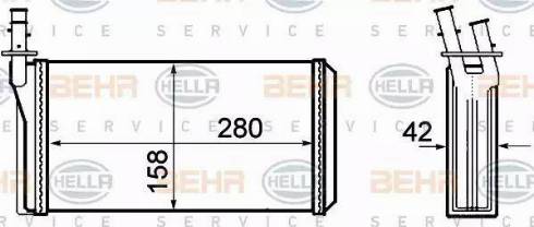 HELLA 8FH 351 308-401 - Siltummainis, Salona apsilde ps1.lv