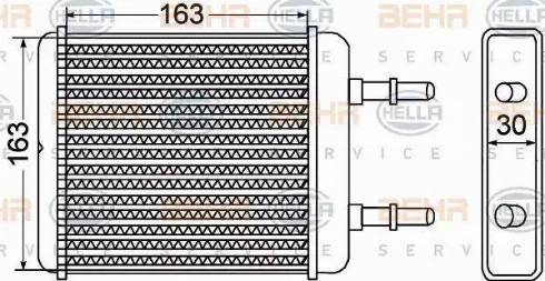 HELLA 8FH 351 308-301 - Siltummainis, Salona apsilde ps1.lv