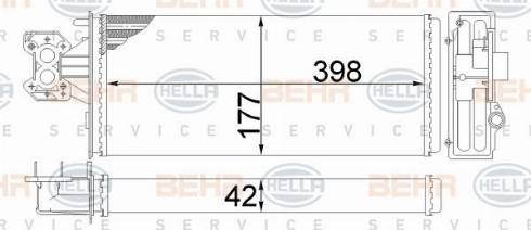 HELLA 8FH 351 308-374 - Siltummainis, Salona apsilde ps1.lv