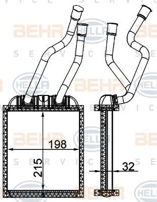 HELLA 8FH 351 315-354 - Siltummainis, Salona apsilde ps1.lv