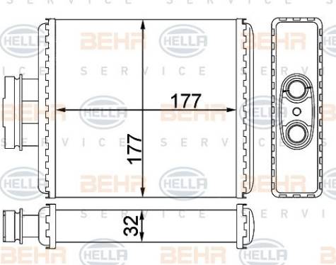 HELLA 8FH 351 311-114 - Siltummainis, Salona apsilde ps1.lv