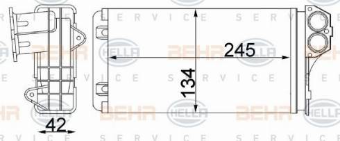 HELLA 8FH 351 311-344 - Siltummainis, Salona apsilde ps1.lv