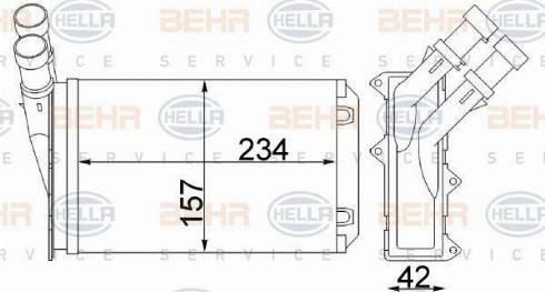 HELLA 8FH 351 311-284 - Siltummainis, Salona apsilde ps1.lv