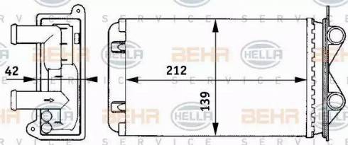 HELLA 8FH 351 313-401 - Siltummainis, Salona apsilde ps1.lv