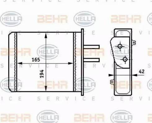 HELLA 8FH 351 313-351 - Siltummainis, Salona apsilde ps1.lv