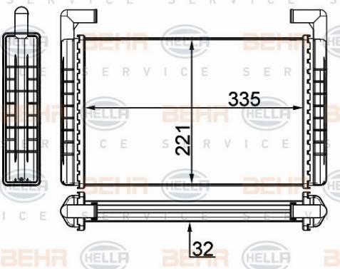 HELLA 8FH 351 312-374 - Siltummainis, Salona apsilde ps1.lv